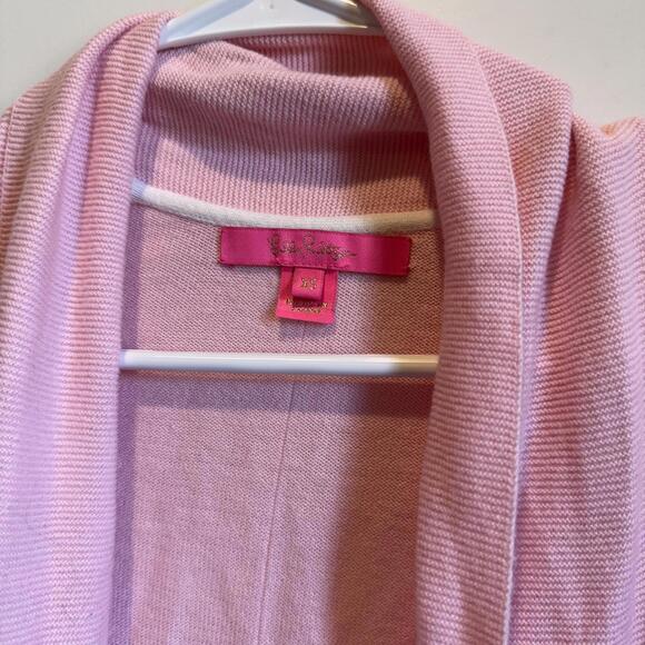 * Lilly Pulitzer XS Pink Cashmere Blend Cardigan - Picture 2 of 5